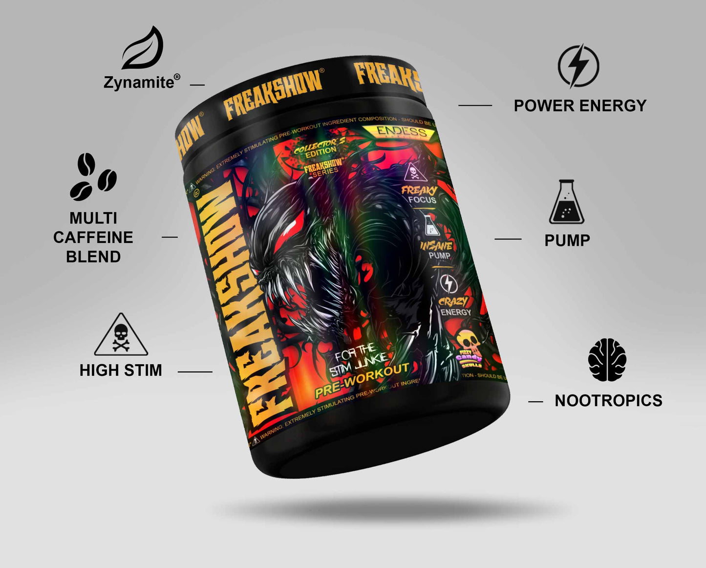 FREAKSHOW®, 406g | High Stim Pre-Workout